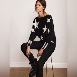 MINT VELVET Star Motif Jumper Alpaca Sweater Size M